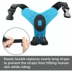 Βάση κράνους μηχανής για Action Camera και Smartphone σε Μπλε Χρώμα