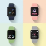 Y68 Macaron Smart Watch Fitness Tracker σε Λευκό Χρώμα