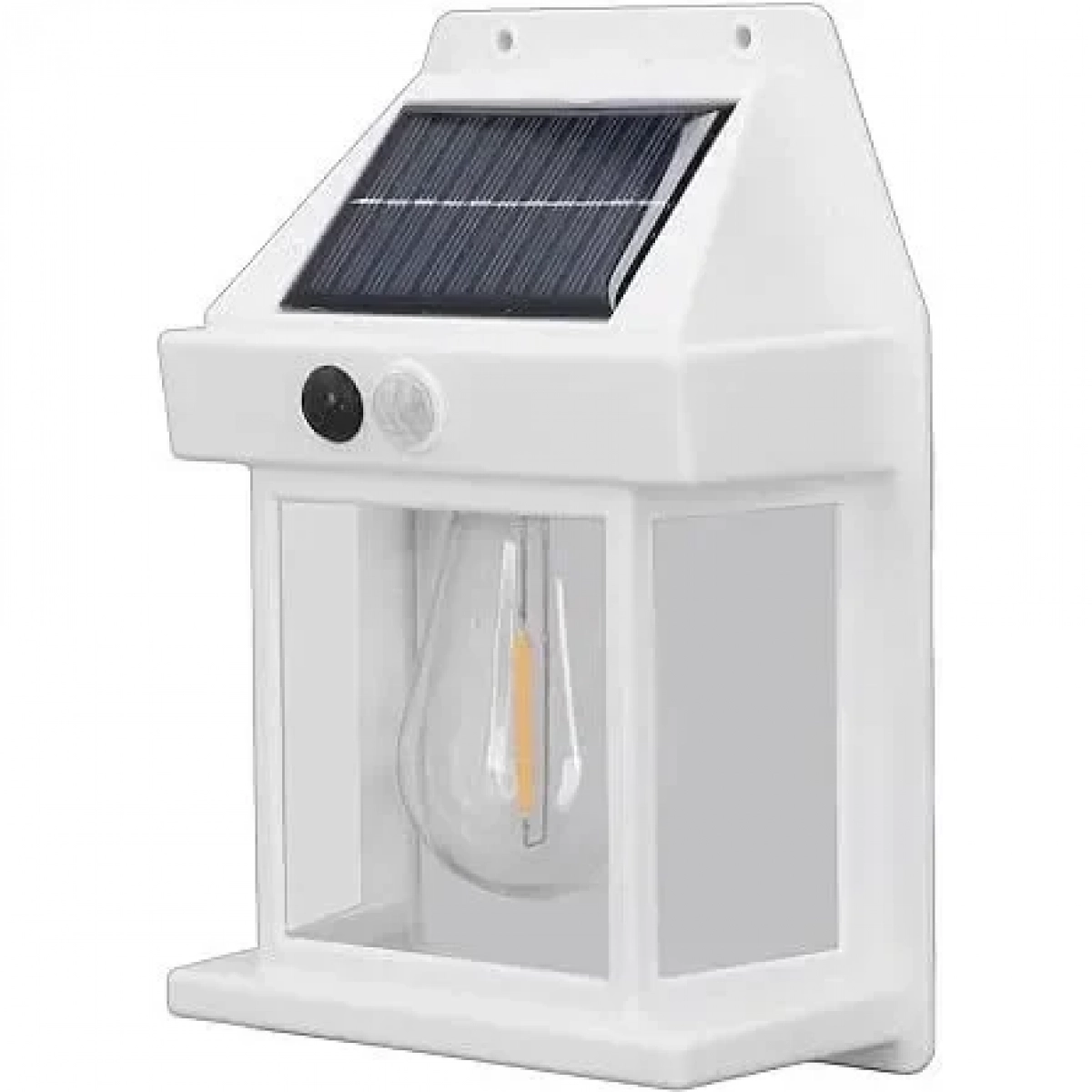 Επιτοίχιο ηλιακό φωτιστικό κήπου Solar Interaction Wall Lamp 888 λευκό