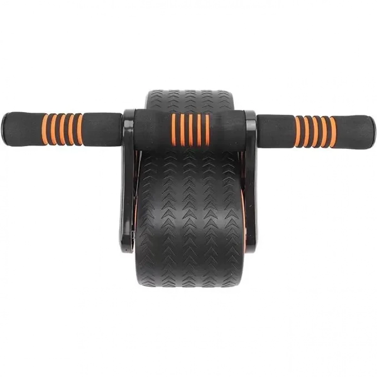 Tank Wheel 94461 Ρόδα Κοιλιακών με Αντιολισθητικές Λαβές Μαύρο-Πορτοκαλί