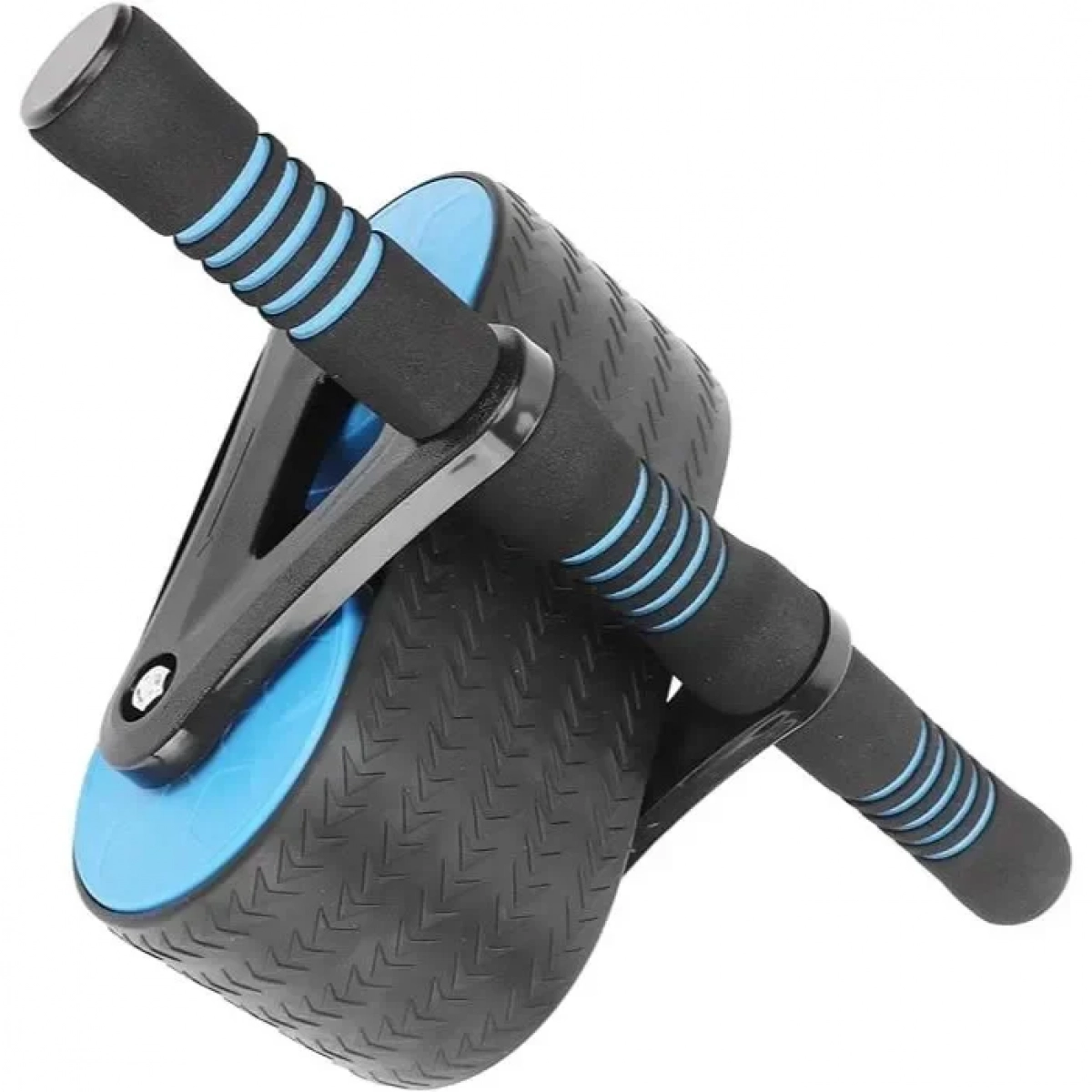 Tank Wheel 94461 Ρόδα Κοιλιακών με Αντιολισθητικές Λαβές Μαύρο-Μπλε