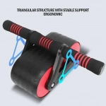 Tank Wheel 94461 Ρόδα Κοιλιακών με Αντιολισθητικές Λαβές Μαύρο-Κόκκινο