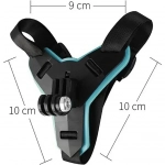 Βάση κράνους μηχανής για Action Camera και Smartphone σε Μπλε Χρώμα
