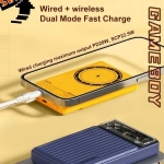 Wekome WP-29 10000mah Μαγνητικός ασύρματος φορτιστής 15W Μπλε