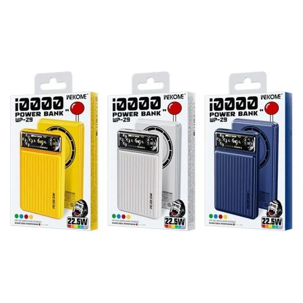 Wekome WP-29 10000mah Μαγνητικός ασύρματος φορτιστής 15W Μπλε