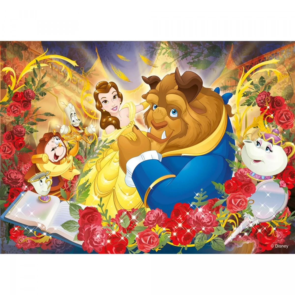 DISNEY PUZZLE DF PLUS 108 THE BEAUTY AND THE BEAST