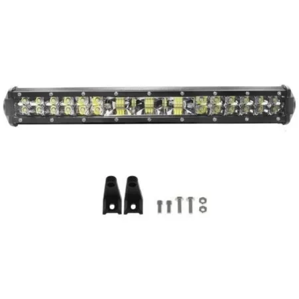 LED Αδιάβροχη Μπάρα Αλουμινίου 12V-24V 37cm 144W 48 LED IP68 11520LM 6000K OYQP-0013