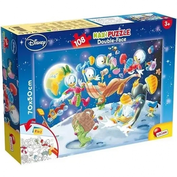 DISNEY PUZZLE DF MAXI FLOOR 108 MICKEY MOUSE - IN SPACE
