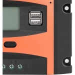 Ρυθμιστής Φόρτισης Φωτοβολταϊκών PWM 12/24V 10A MT-4 σε Πορτοκαλί Χρώμα