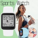 Y68 Macaron Smart Watch Fitness Tracker σε Λευκό Χρώμα