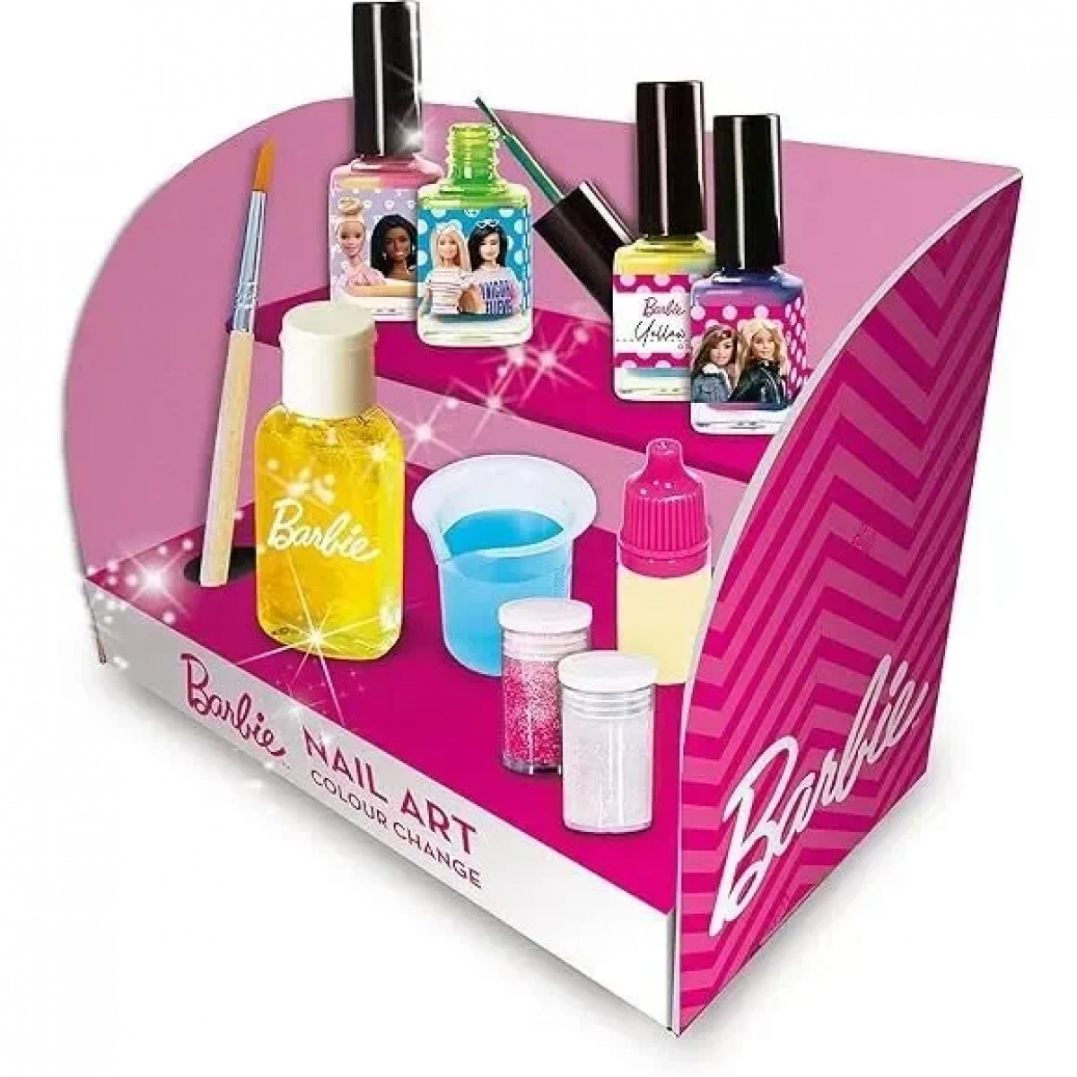 BARBIE NAIL ART-COLOR CHANGE