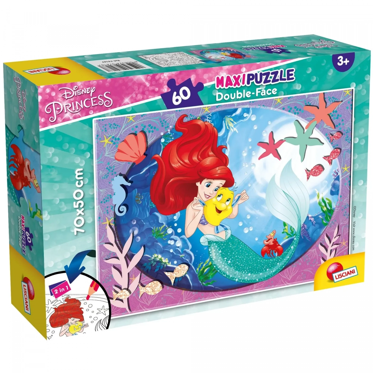 DISNEY PUZZLE DF MAXI FLOOR 60 LITTLE MERMAID | G for Gadget