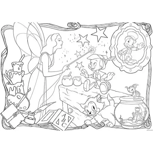 DISNEY PUZZLE DF MAXI FLOOR 24 DISNEY CLASSIC | G for Gadget