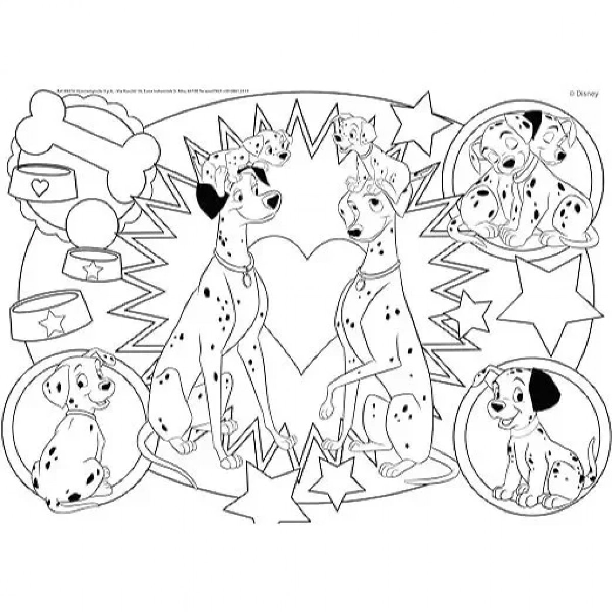 DISNEY PUZZLE DF M-PLUS 24 CARICA DEI 101