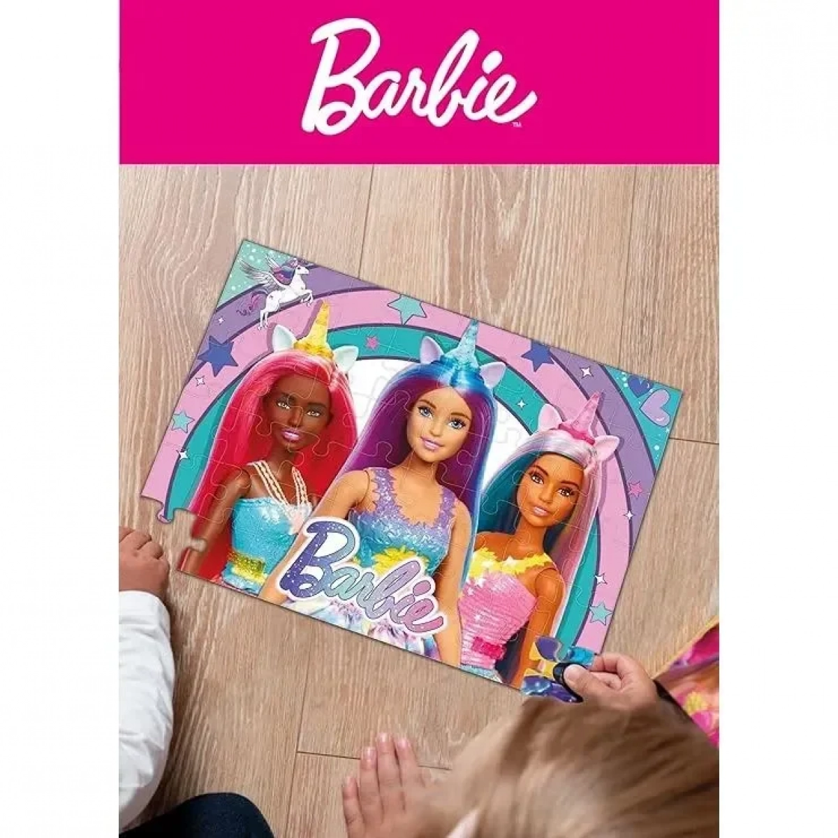 BARBIE PUZZLE M-PLUS 48 - MAGIC UNICORN - LISCIANI