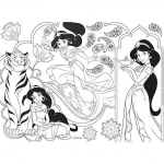 DISNEY PUZZLE MAXIFLOOR 4 X 48 PRINCESS