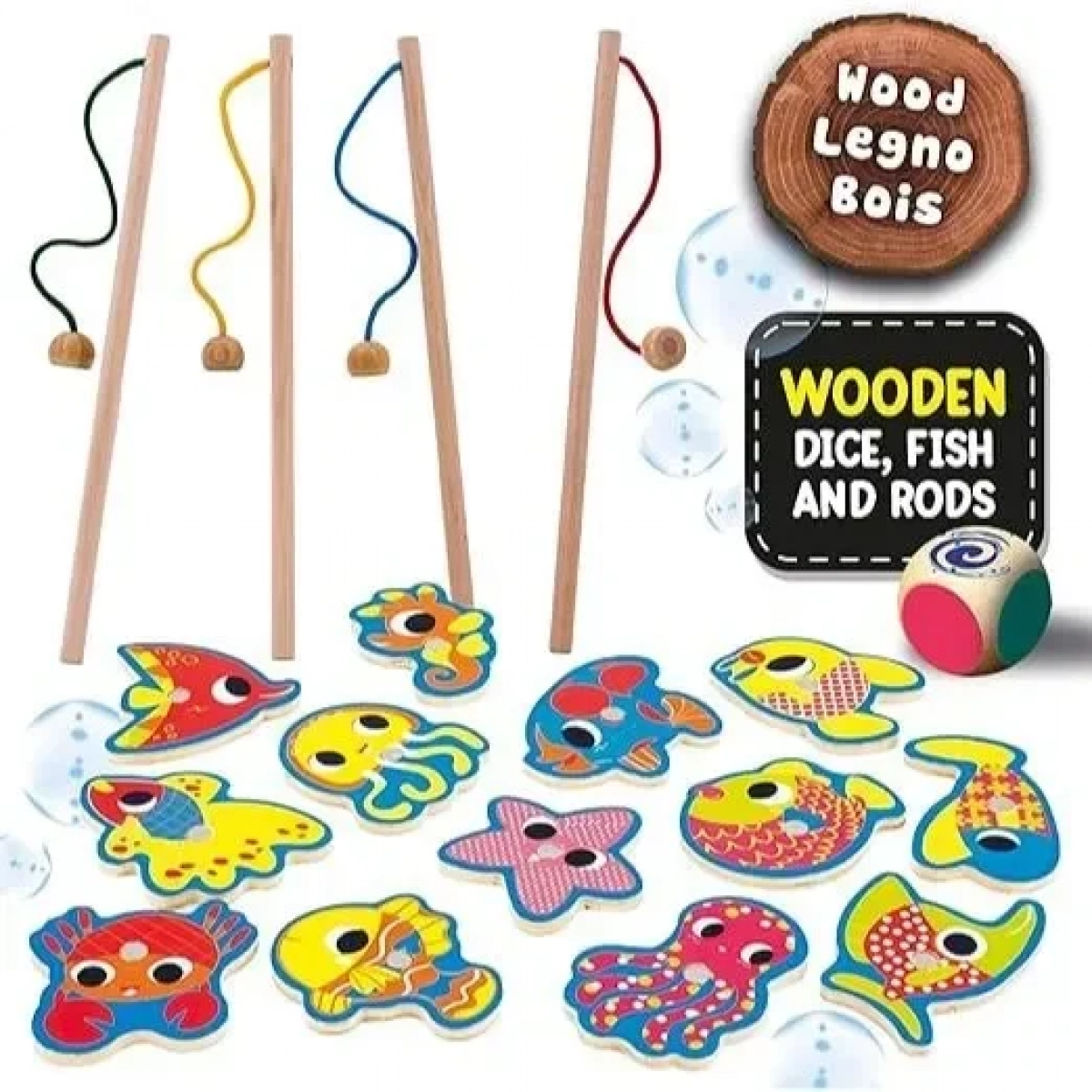MONTESSORI WOOD MAGNETIC FISH FUN