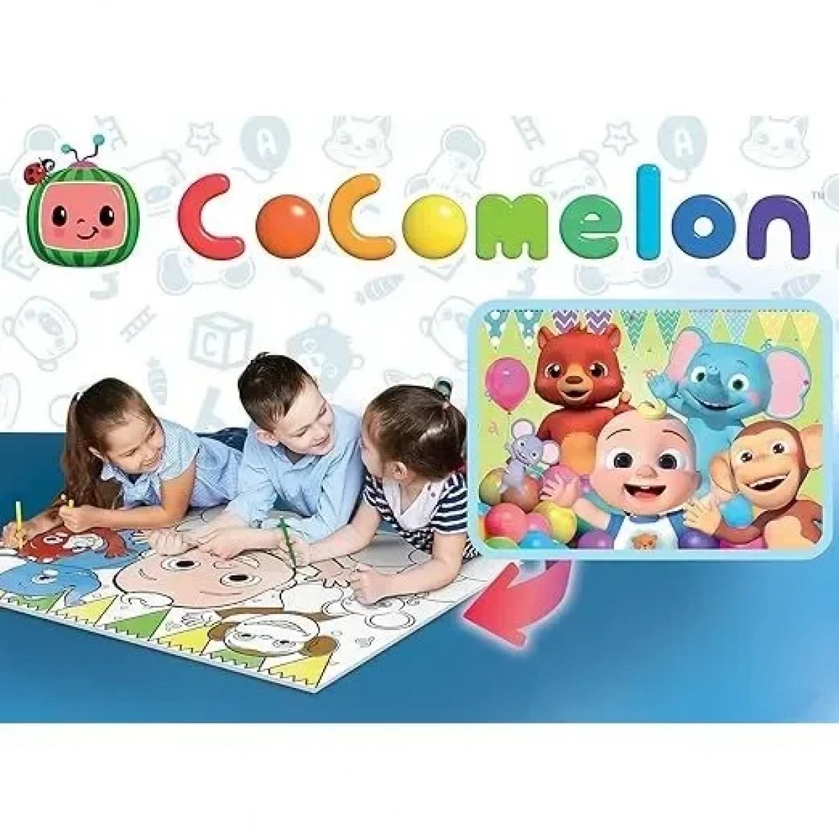 COCOMELON DF MAXIFLOOR 24 - VEGGIES HELP US GROW