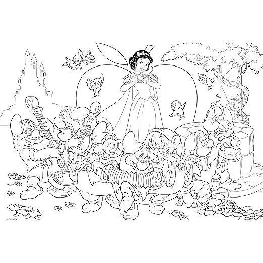 DISNEY PUZZLE DF MAXI FLOOR 24 SNOW-WHITE | G for Gadget