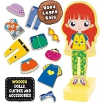 MONTESSORI WOOD MAGNETIC FASHION DOLL