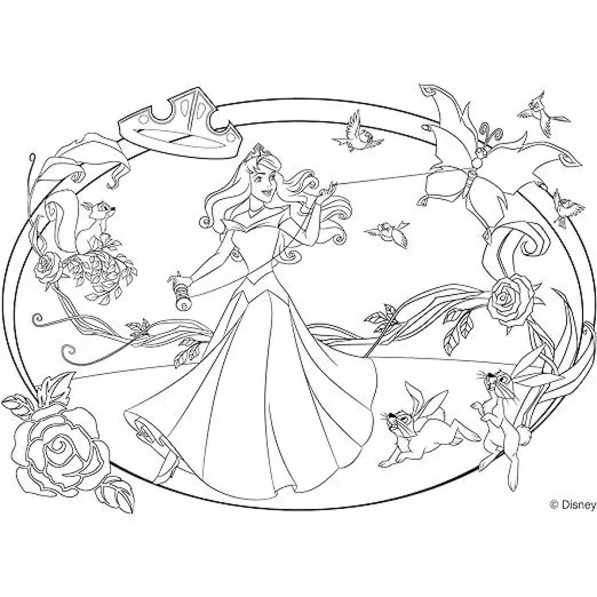 DISNEY PUZZLE DF MAXI FLOOR 60 AURORA SLEEPING BEAUTY