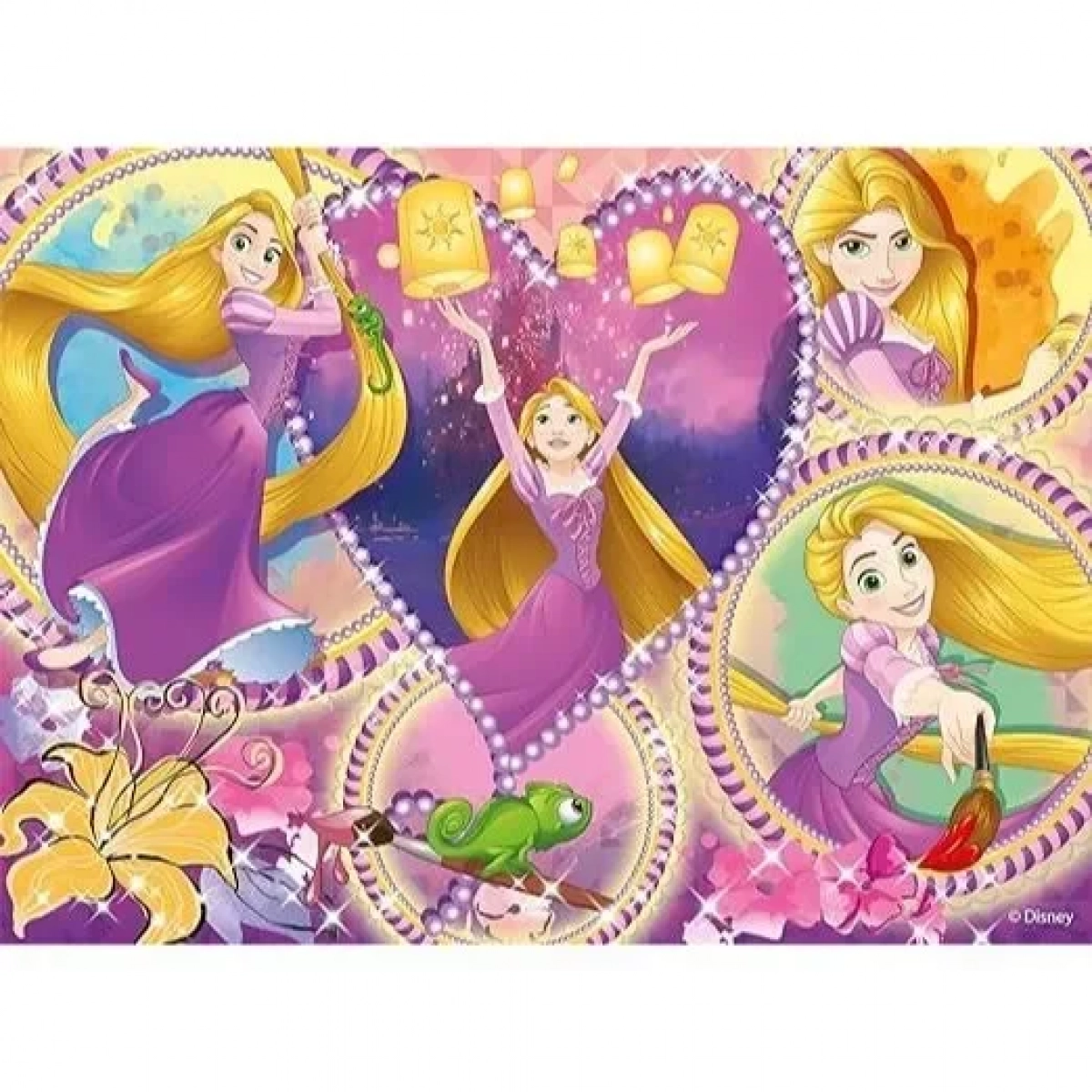 DISNEY PUZZLE MAXIFLOOR 4 X 48 PRINCESS