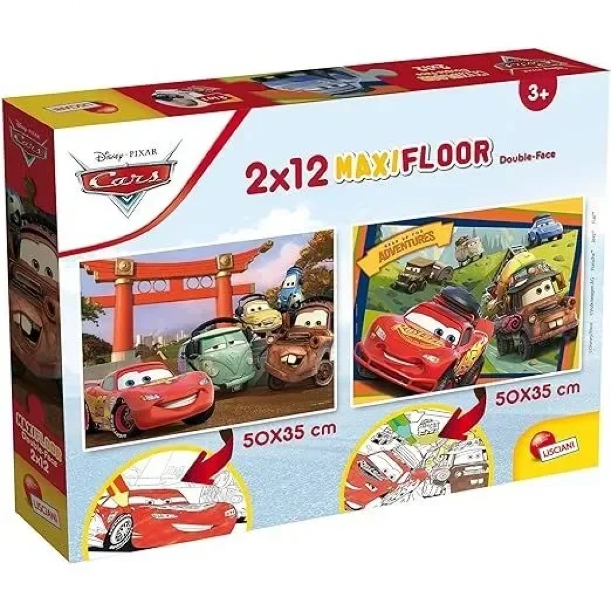 DISNEY PUZZLE SUPERMAXI 2 x 12 CARS | G for Gadget