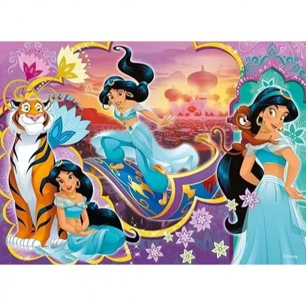 DISNEY PUZZLE MAXIFLOOR 4 X 48 PRINCESS