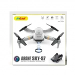 Αναδιπλούμενο Drone Set Micro Foldable 1080P Camera HD ANDOWL SKY-97 σε Λευκό Χρώμα