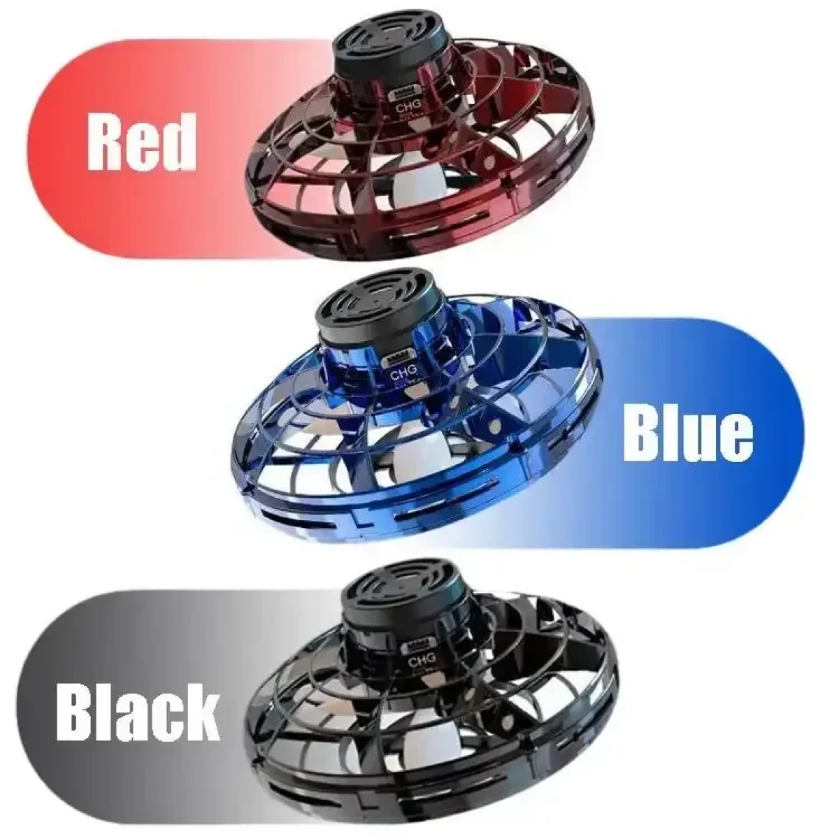 UFO Επαναφορτιζόμενο Fidget Spinner/Drone Κόκκινο