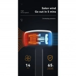 Πιστολάκι Μαλλιών Ταξιδίου 3000W Kemei KM-8228 Μαύρο