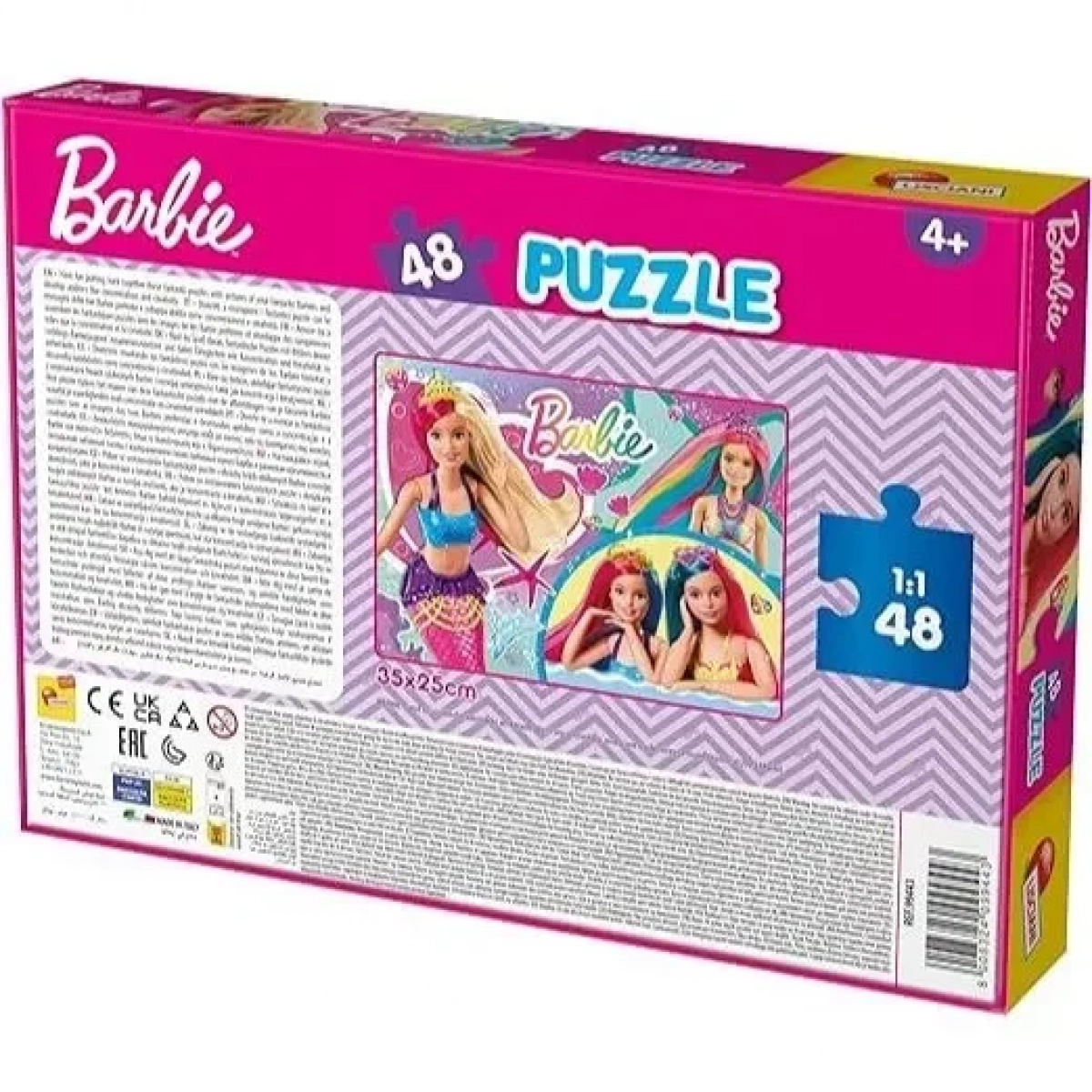 BARBIE PUZZLE M-PLUS 48 - FEELING MAGICAL - LISCIANI
