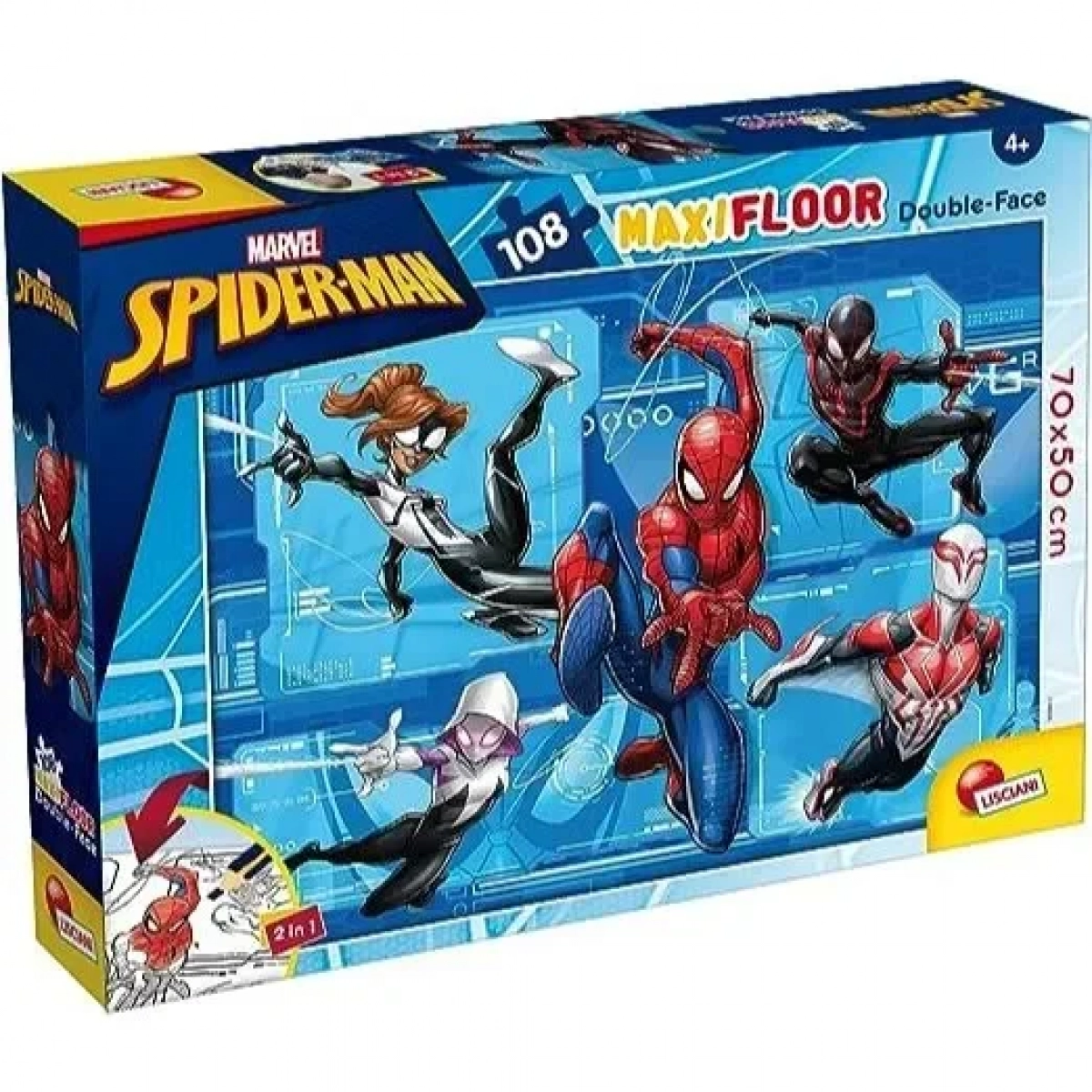 MARVEL PUZZLE DF MAXI FLOOR 108 SPIDERMAN - LISCIANI | G for Gadget