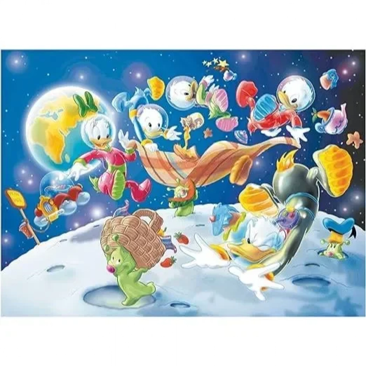 DISNEY PUZZLE DF MAXI FLOOR 108 MICKEY MOUSE - IN SPACE