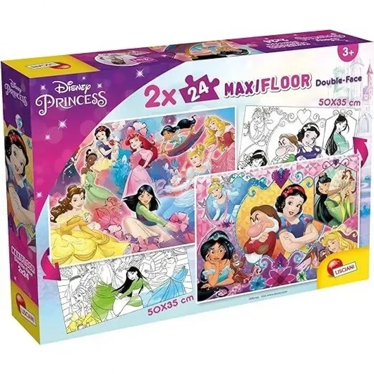 DISNEY PUZZLE MAXIFLOOR 2 X 24 PRINCESS | G for Gadget