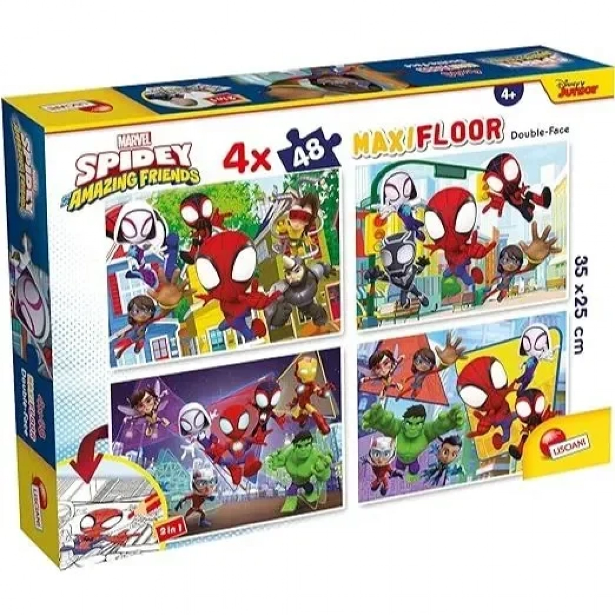MARVEL PUZZLE DF MAXI FLOOR 4 X 48 SPIDEY - LISCIANI | G for Gadget