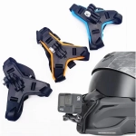Βάση κράνους μηχανής για Action Camera και Smartphone σε Μαύρο Χρώμα