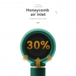 Πιστολάκι Μαλλιών Ταξιδίου 3000W Kemei KM-8228 Μαύρο