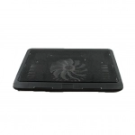 N191 Cooling Pad για Laptop έως 17" με 1 Ανεμιστήρα και Φωτισμό σε Μαύρο Χρώμα