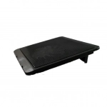 N191 Cooling Pad για Laptop έως 17" με 1 Ανεμιστήρα και Φωτισμό σε Μαύρο Χρώμα