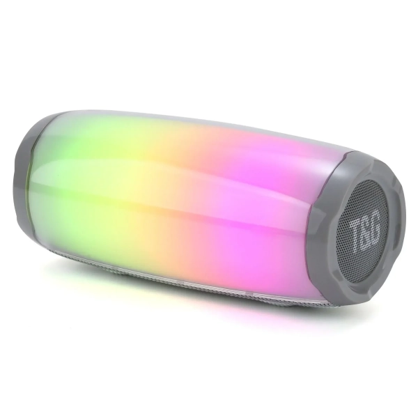 Ασύρματο ηχείο Bluetooth T&G TG-366 Με φώτα RGB LED Γκρι
