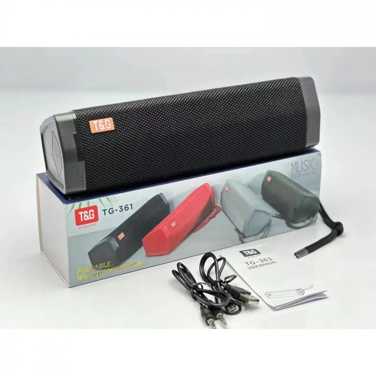 Ασύρματο ηχείο Bluetooth T&G TG-361 Μαύρο