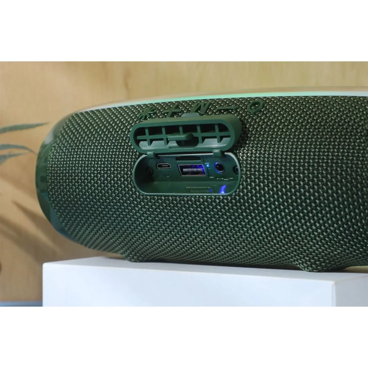 Ασύρματο ηχείο Bluetooth T&G TG-366 Με φώτα RGB LED Πράσινο