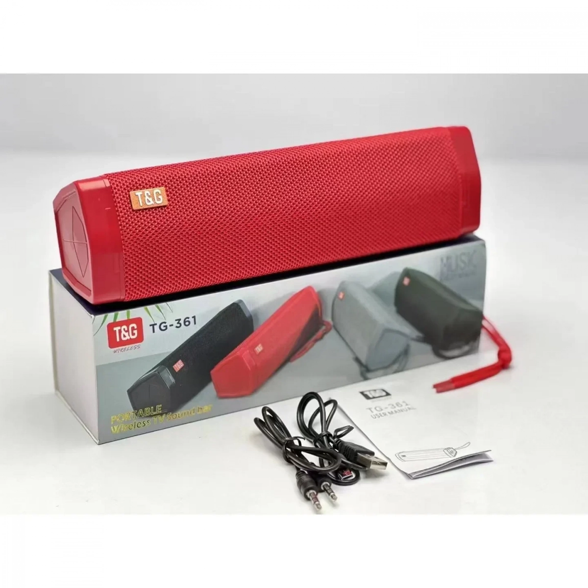 Ασύρματο ηχείο Bluetooth T&G TG-361 Κόκκινο
