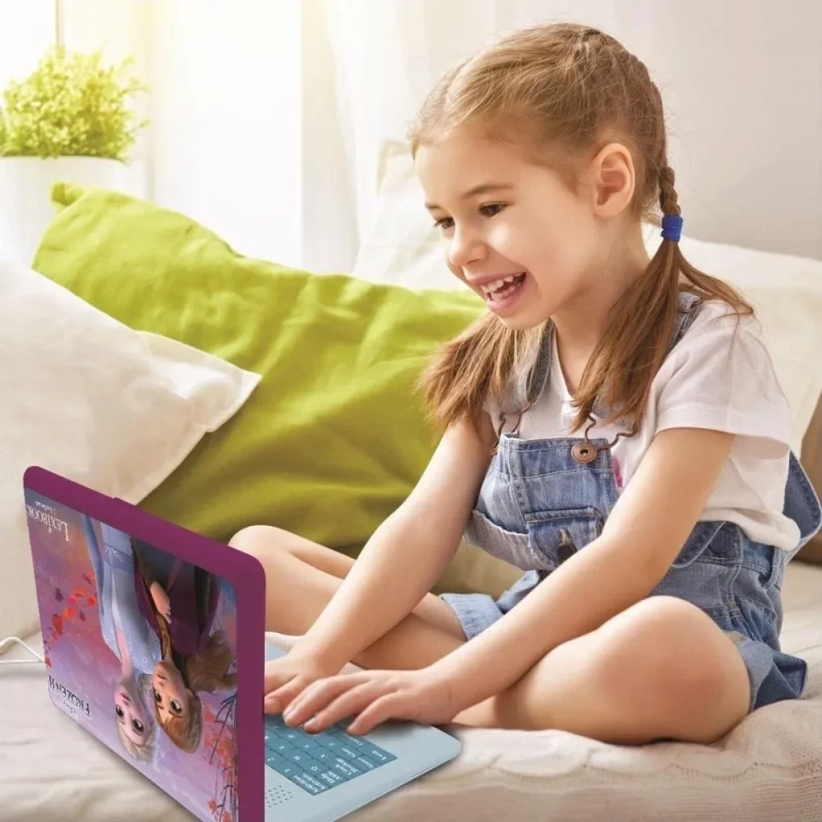 Lexibook Εκπαιδευτικό Δίγλωσσο Laptop Frozen για Εκμάθηση Αγγλικών/Γαλλικών