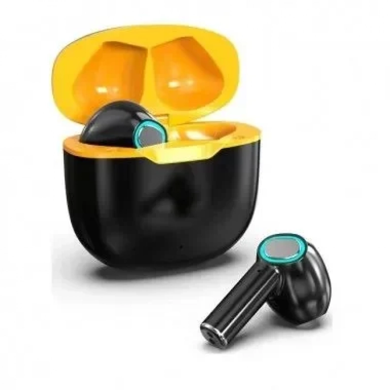 Moin Max Air P87 In-ear Bluetooth Handsfree Ακουστικά με Θήκη Φόρτισης - Μαύρο