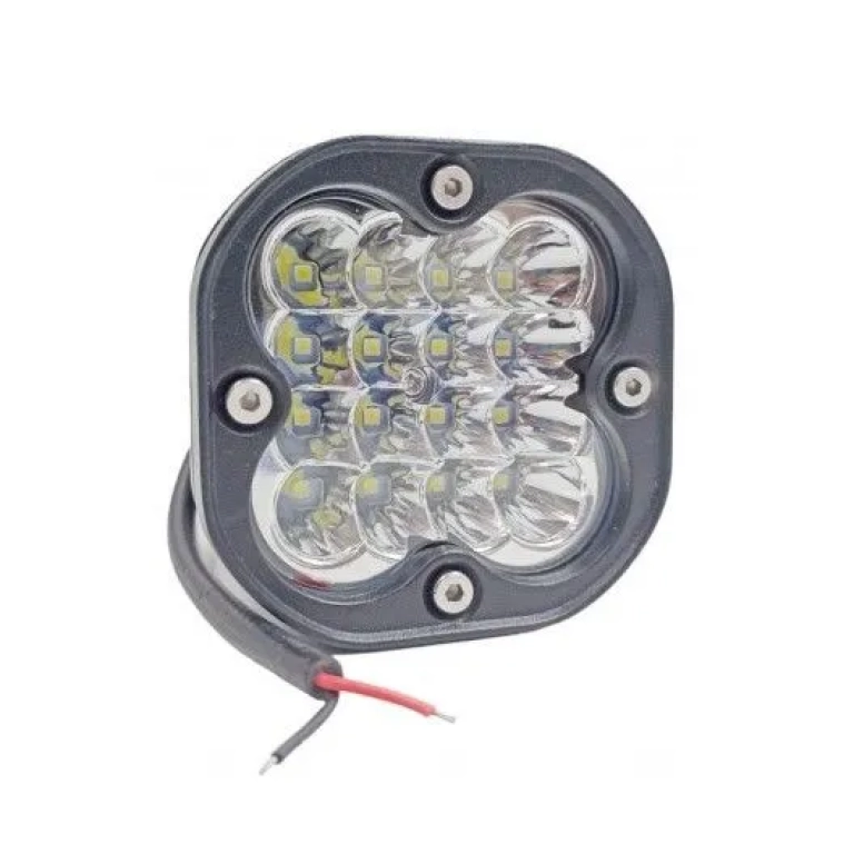 LED Αδιάβροχος Προβολέας Αλουμινίου με 2 Λειτουργίες 12V-24V 8cm 48W 16 SMD IP68 3840LM 6000K OYQP-0062