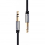 Remax Καλώδιο 3.5mm male - 3.5mm male Μαύρο 1m RL-L100
