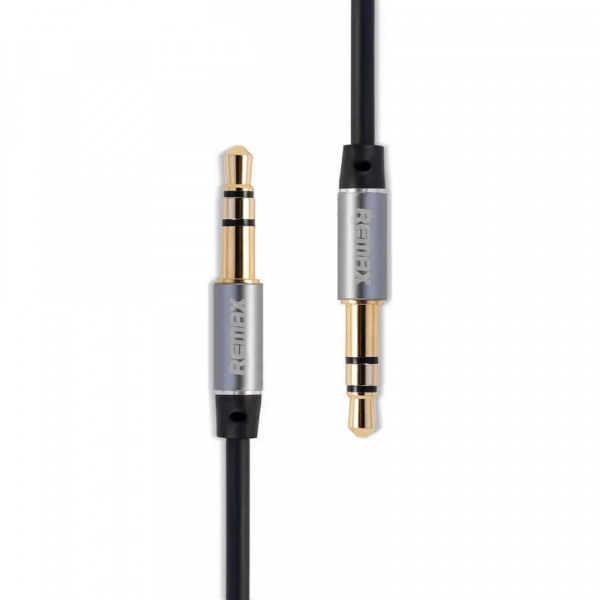 Remax Καλώδιο 3.5mm male - 3.5mm male Μαύρο 1m RL-L100