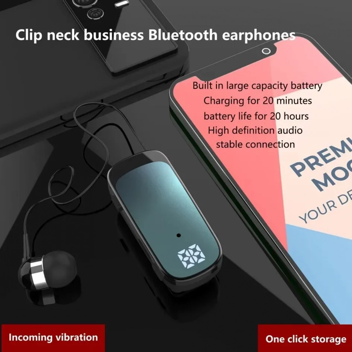 Mini Bluetooth Ακουστικά Ασύρματα Fineblue K65 Χρυσό